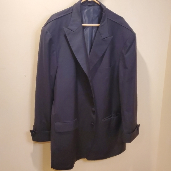 GIANNY VERSASE men's black plus size XXXL blazer - Picture 11 of 11